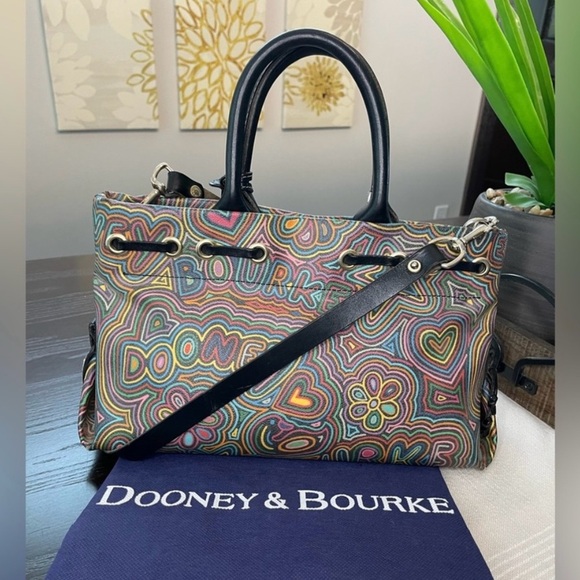 Dooney & Bourke Graffitti Shoulder Bag with Crossbody Strap - Picture 2 of 8